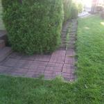 Before pic of Devonstone Walkway.